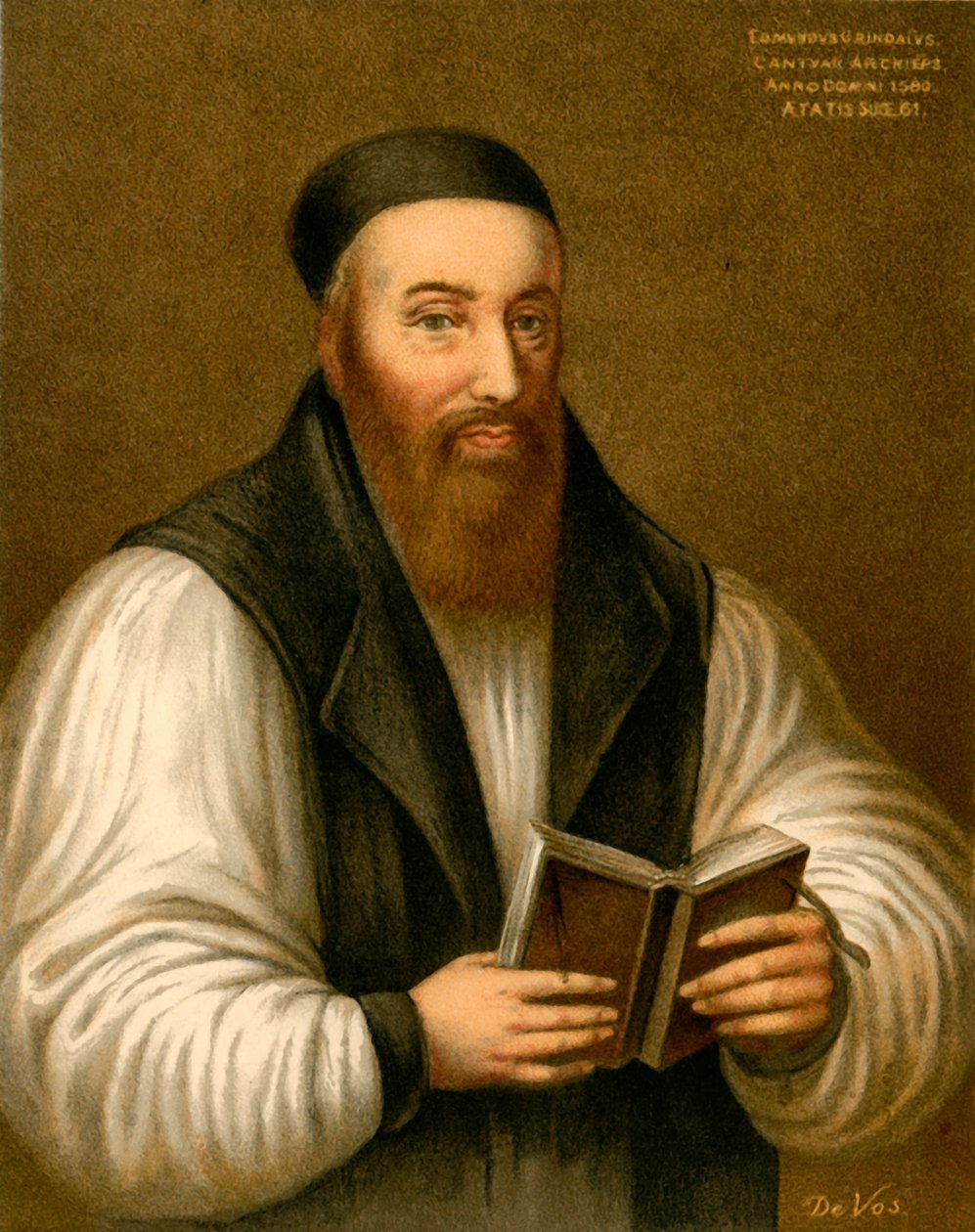 Erkebiskop Grindal, c1580, 1800-tallet. av Unbekannt