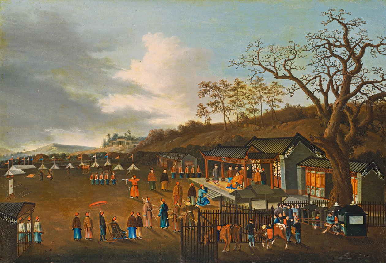 Bueskytingskonkurranse, 1800-tallet. av Unbekannt
