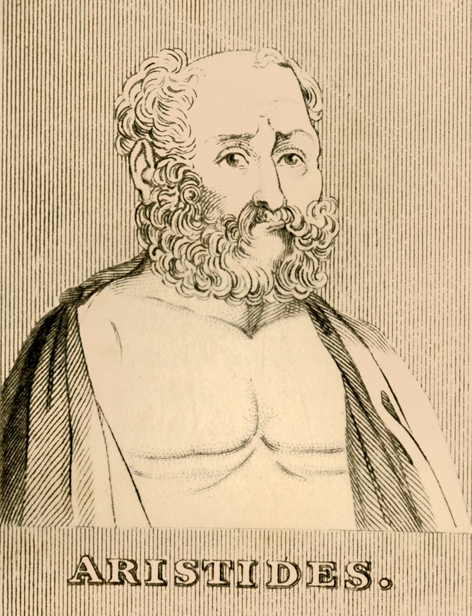 Aristides, 530-468 f.Kr., 1830. av Unbekannt