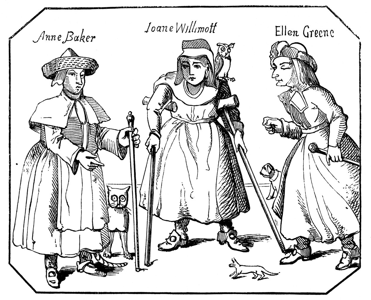 Associates of the Witches of Belvoir av Unbekannt