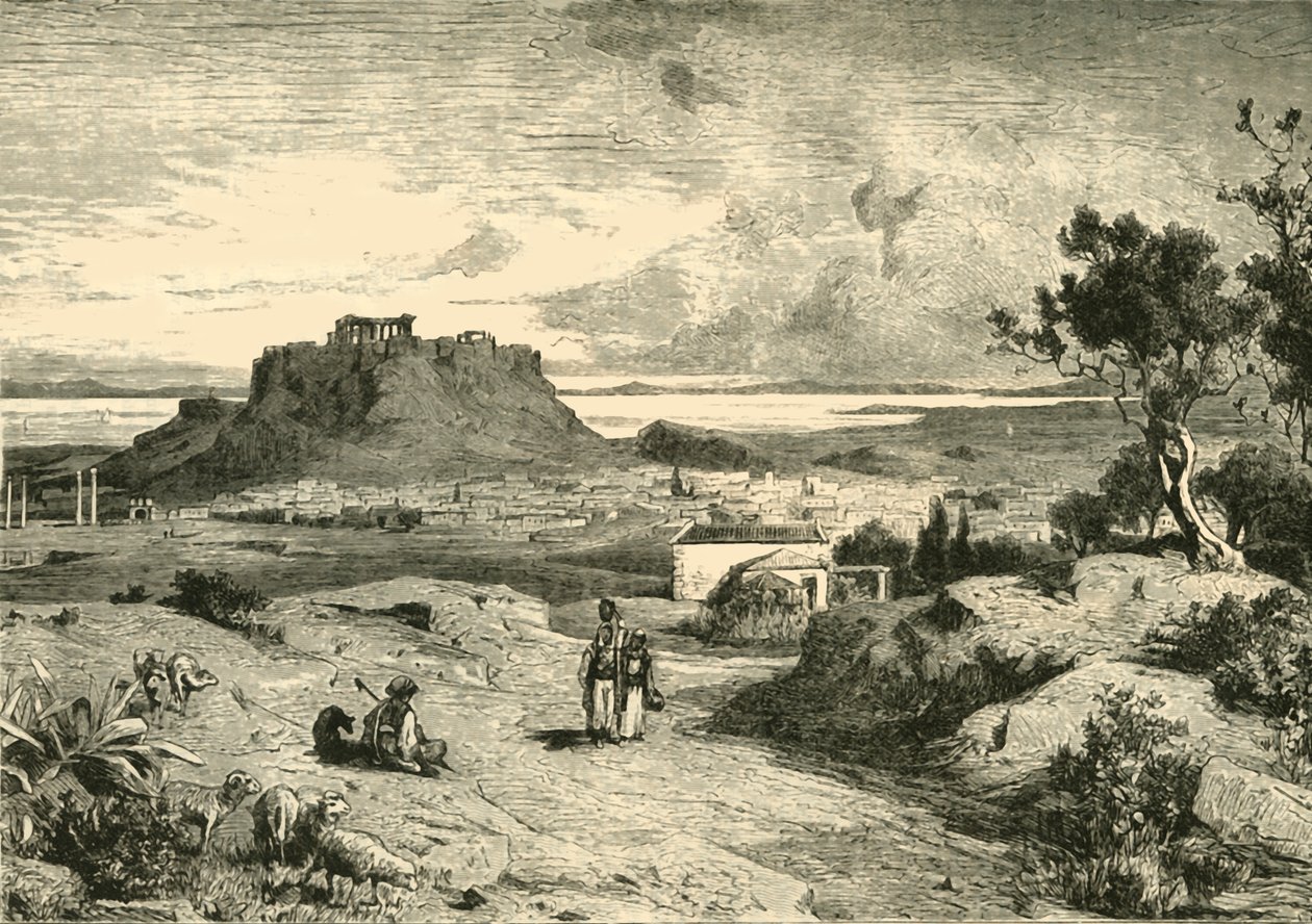 Athen, 1890. av Unbekannt