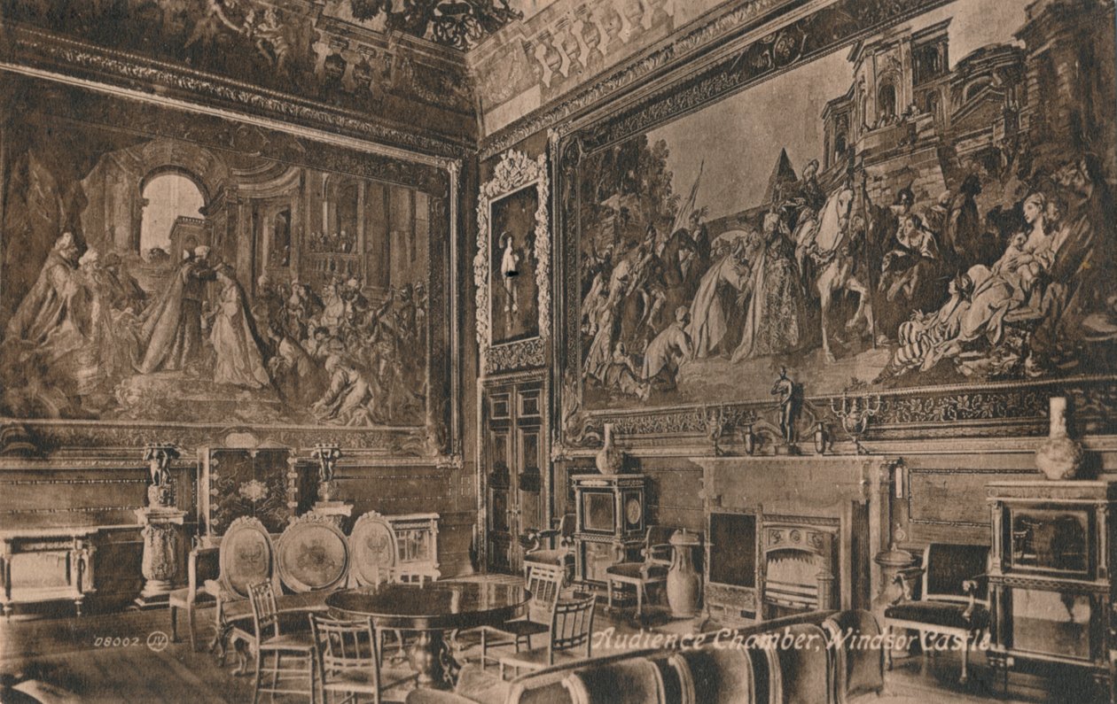 Publikumskammer, Windsor Castle, c1917 av Unbekannt