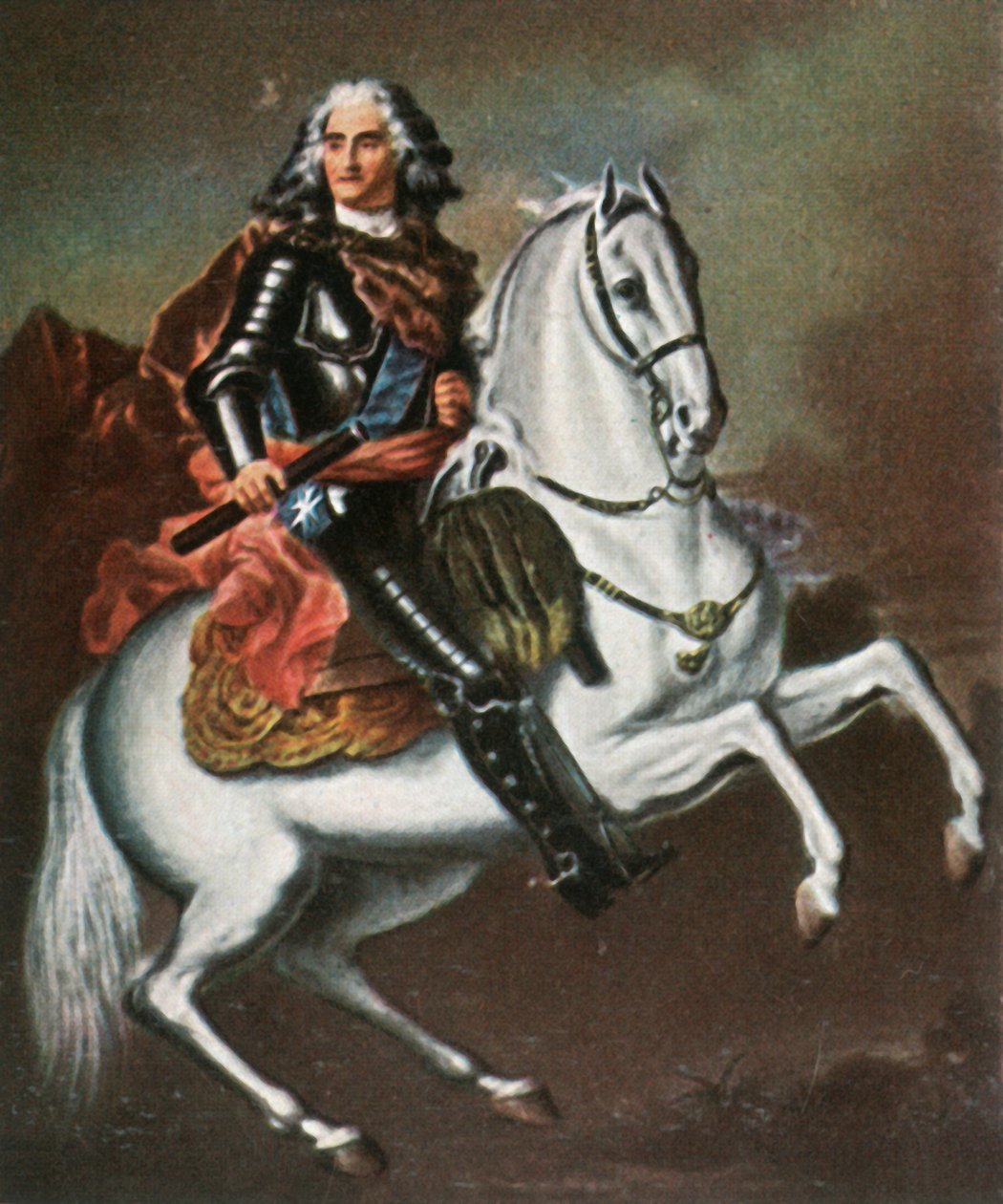Augustus II den sterke, 1718, 1936. av Unbekannt