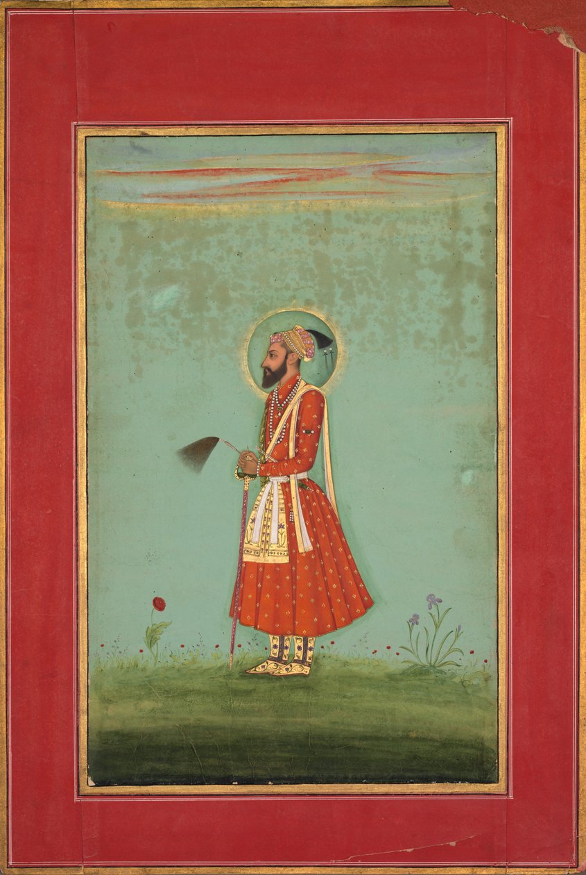 Aurangzeb, ca. 1770. av Unbekannt