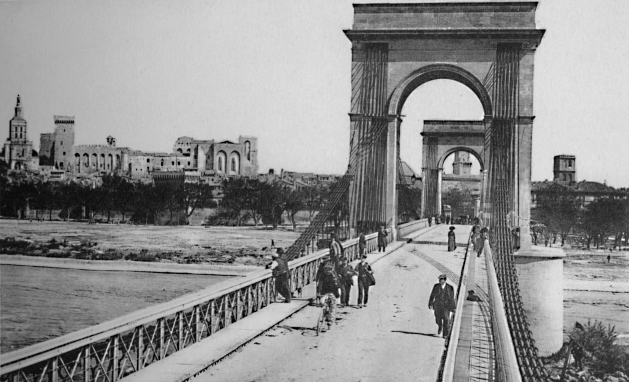 Avignon - Hengebro, c1925 av Unbekannt