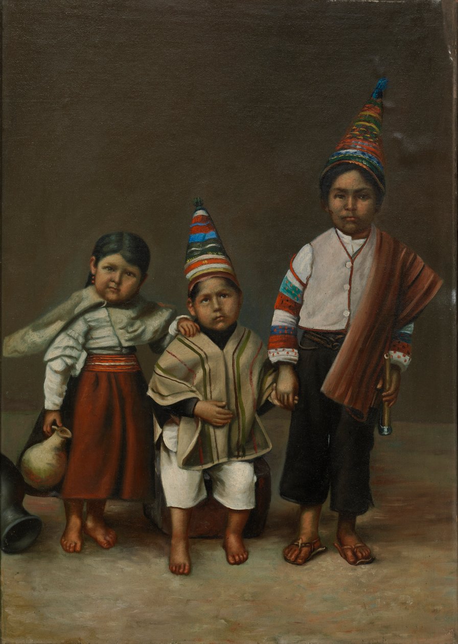 Aymara barn, ca. 1890-1892. av Unbekannt