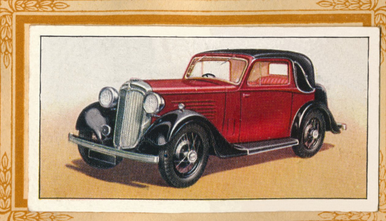 B.S.A. 10 Coupé med fast hode, c1936 av Unbekannt