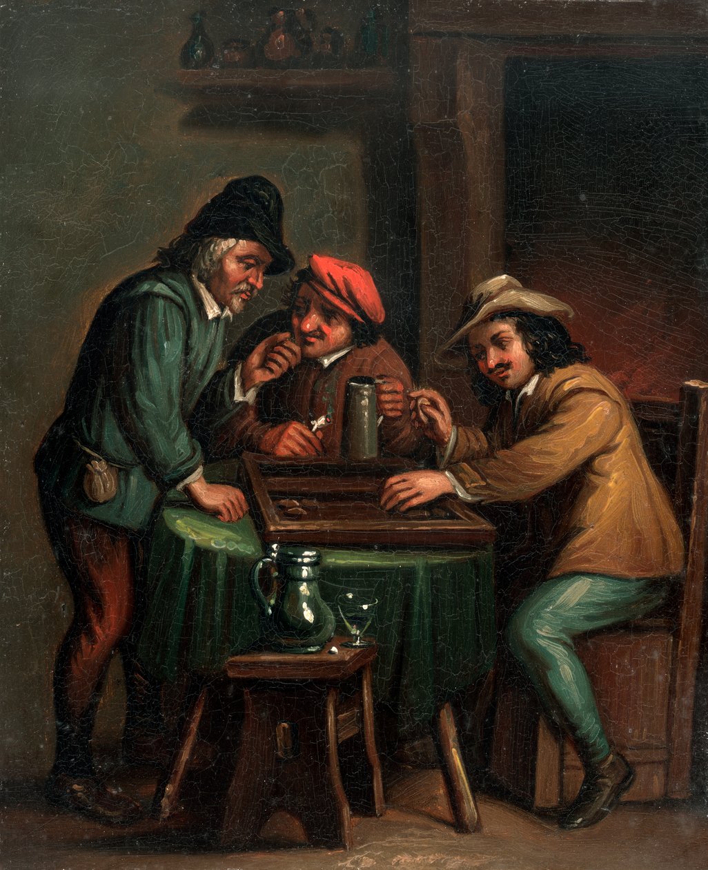 Backgammon spillere av Unbekannt