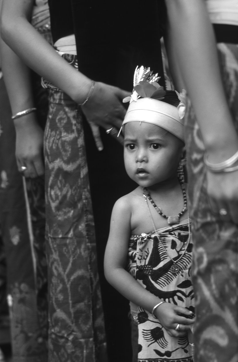 Bali Aga-barn (s/hvitt-bilde) av Unbekannt