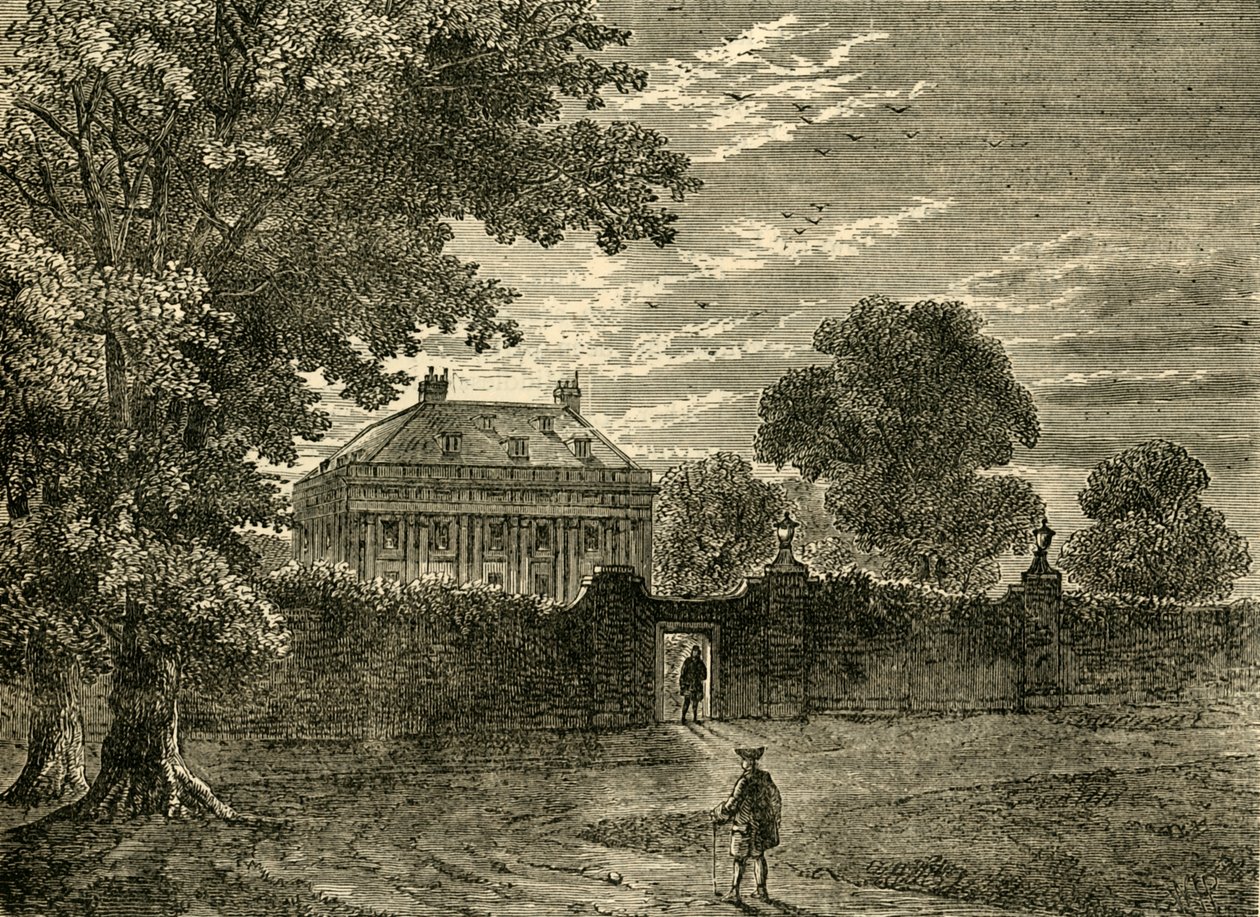 Balmes hus i 1750, c1876. av Unbekannt