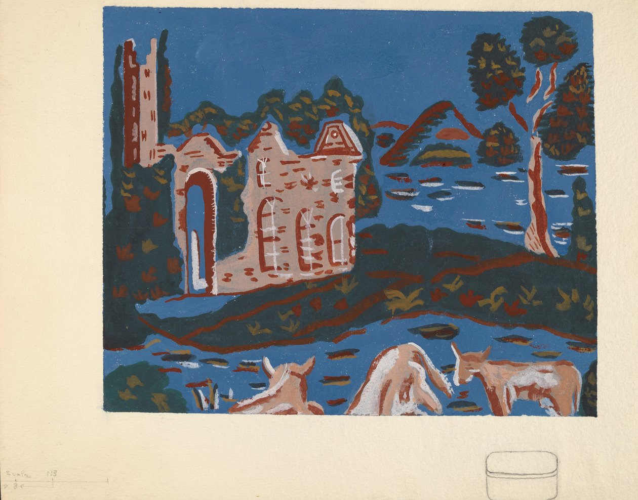 Bandbox Design, ca. 1939. av Unbekannt