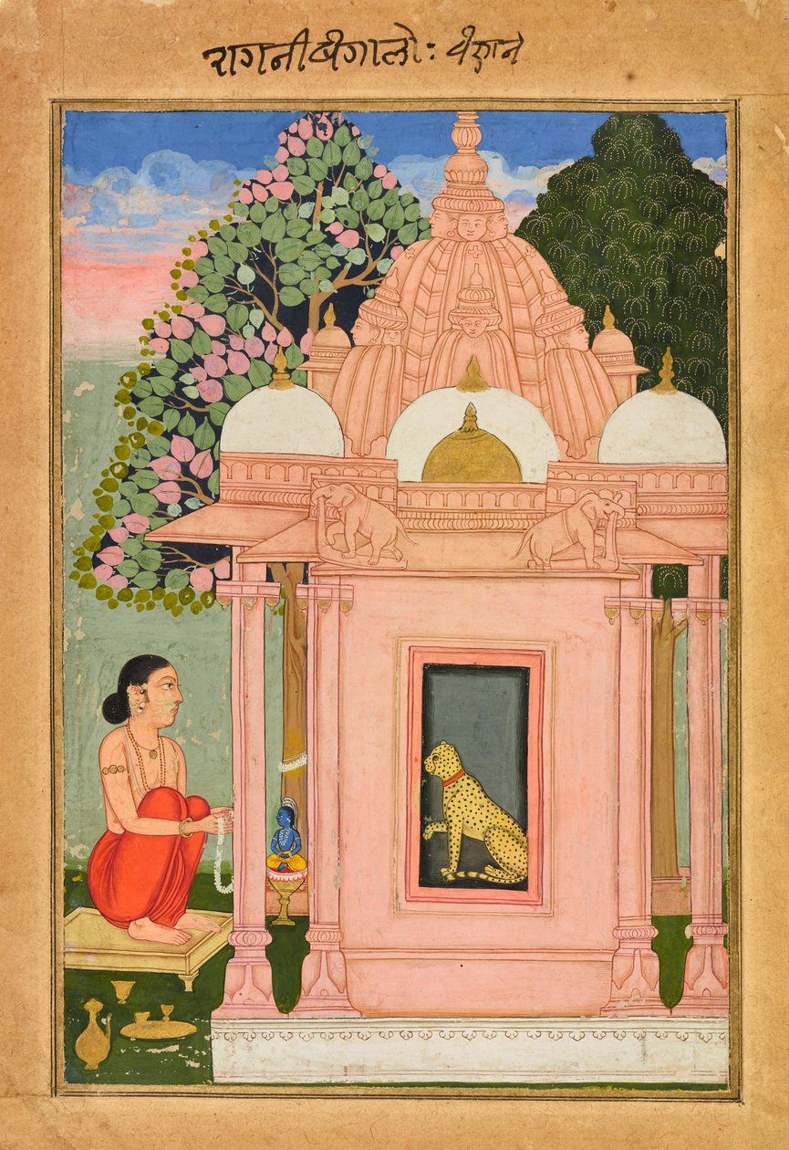 Bengalsk Ragini, K. 1630. av Unbekannt