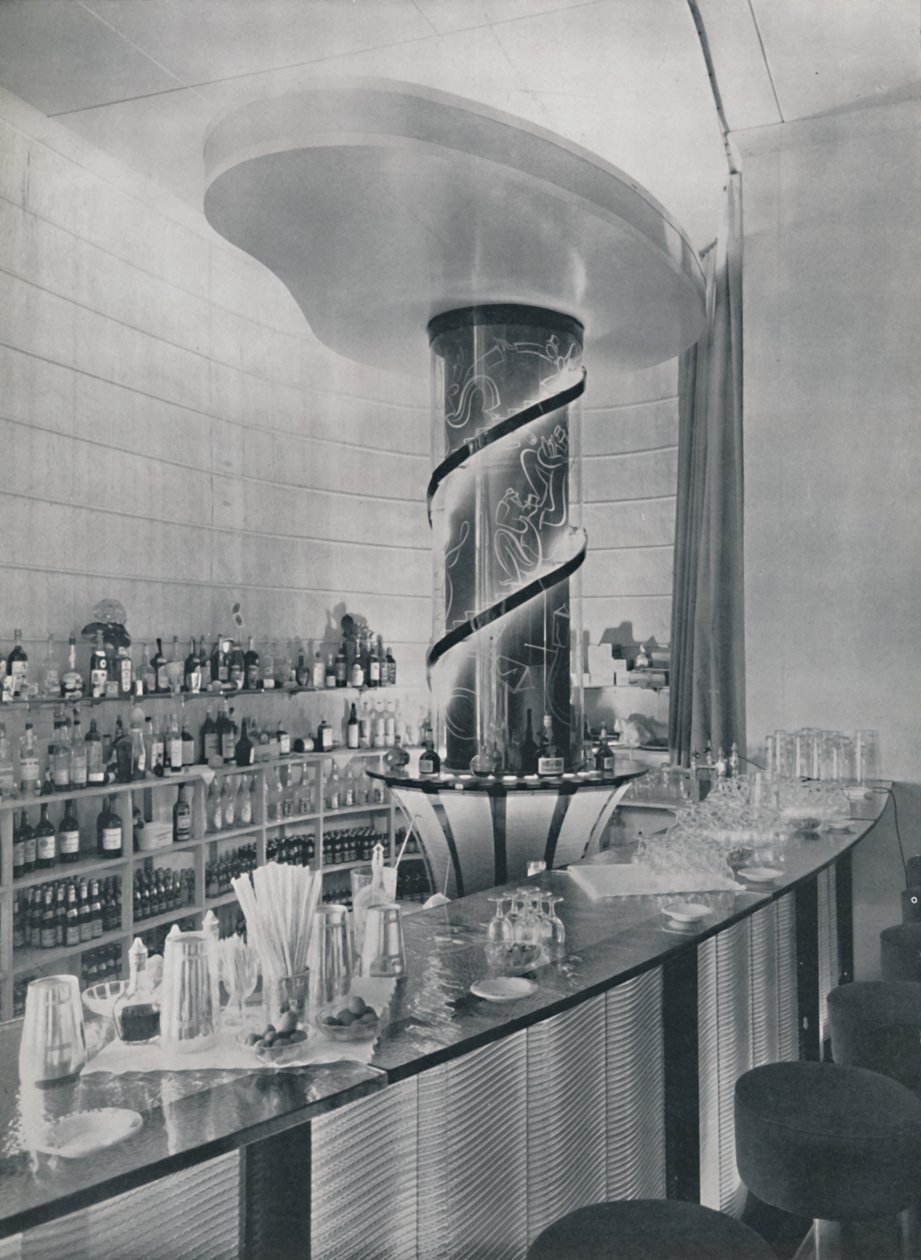 Bar for en Garden Club Restaurant, 1942. av Unbekannt