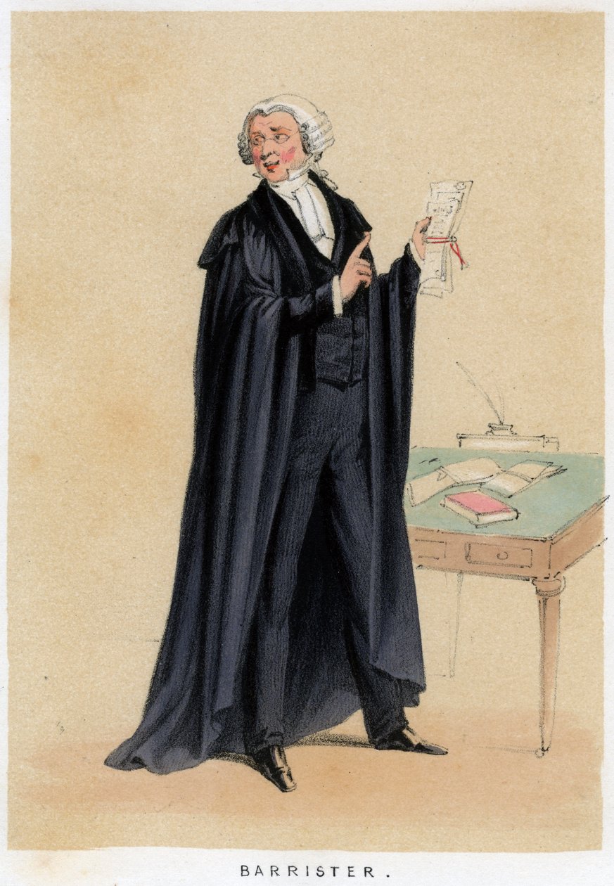 Barrister, 1855 av Unbekannt