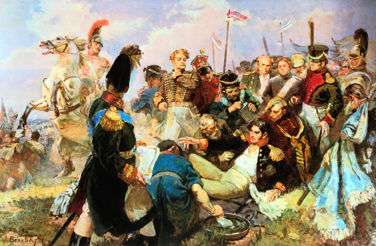 Slaget ved Borodino, 7. september 1812 av Unbekannt