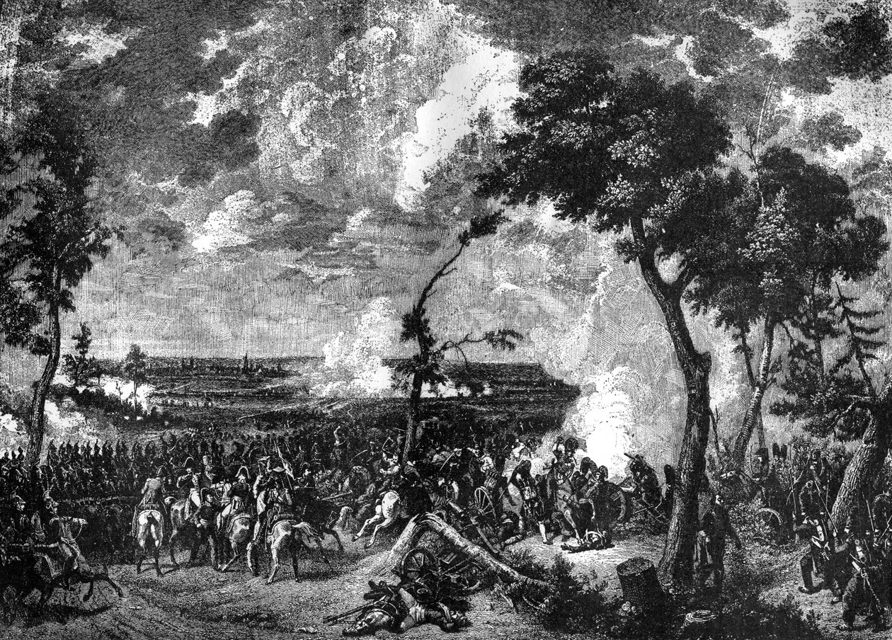 Slaget ved Hanau, Tyskland, 30.–31. oktober 1813 1882–1884. av Unbekannt
