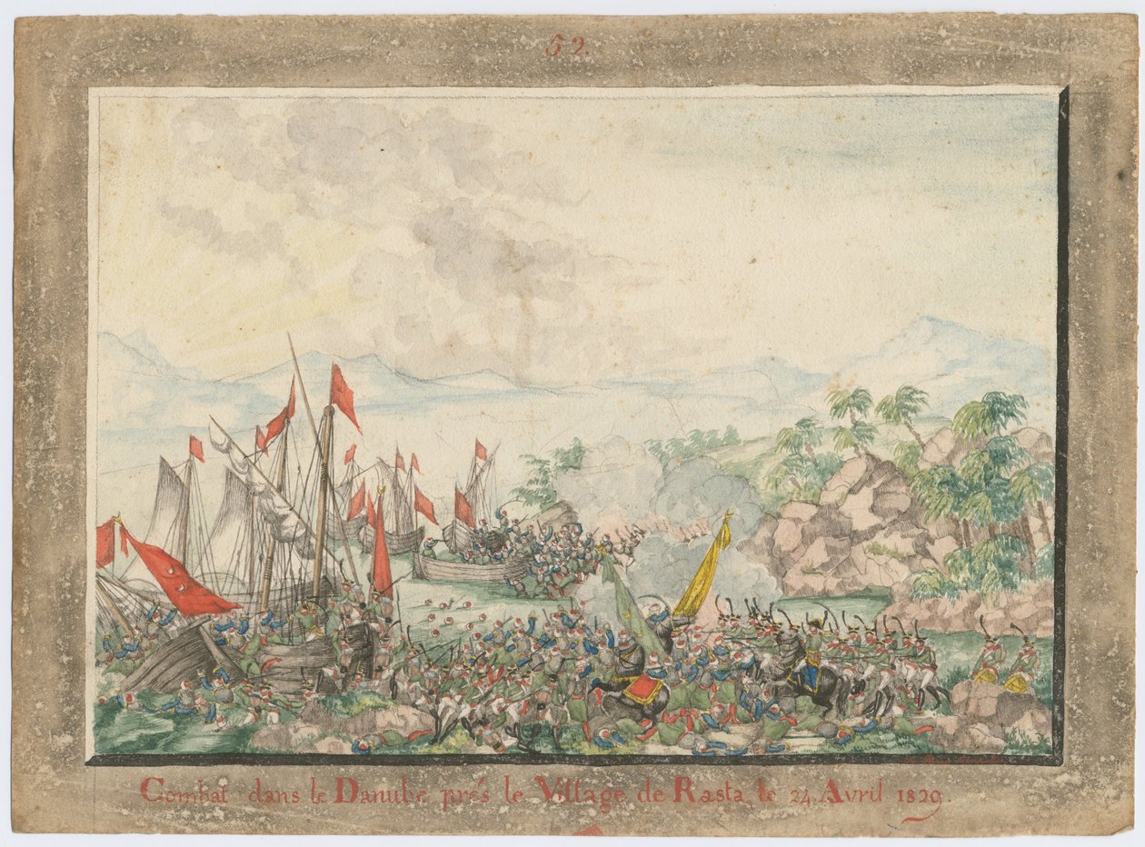 Slaget ved Donau 1828, 1829 av Unbekannt