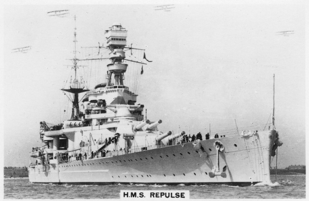 Battlecruiser HMS Repulse, 1937 av Unbekannt