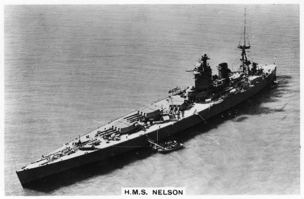 Slagskipet HMS Nelson, 1937 av Unbekannt