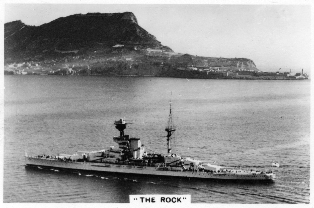 Slagskipet HMS Revenge of Gibraltar, 1937 av Unbekannt