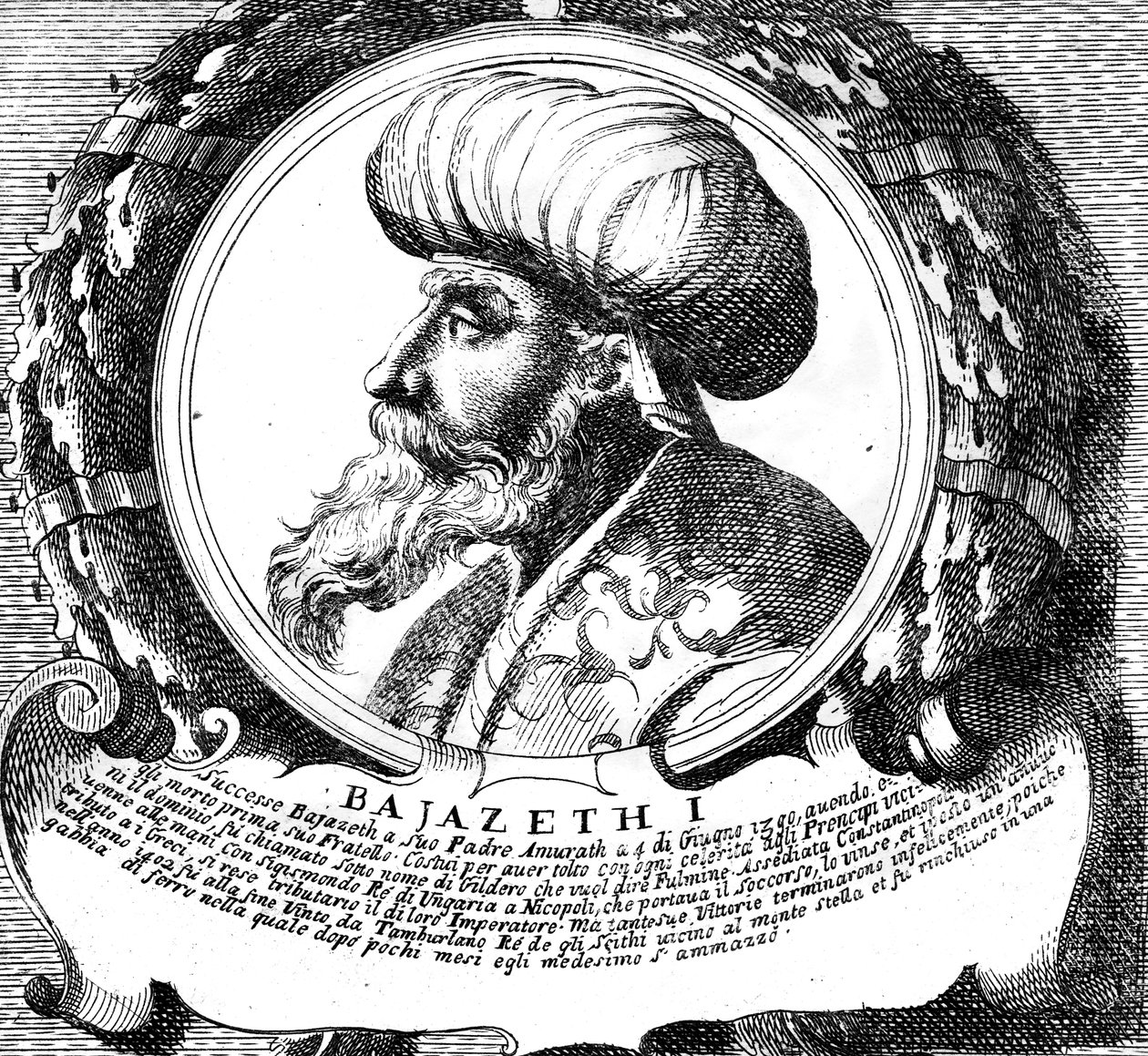 Bayezid I, sultan fra det osmanske riket av Unbekannt