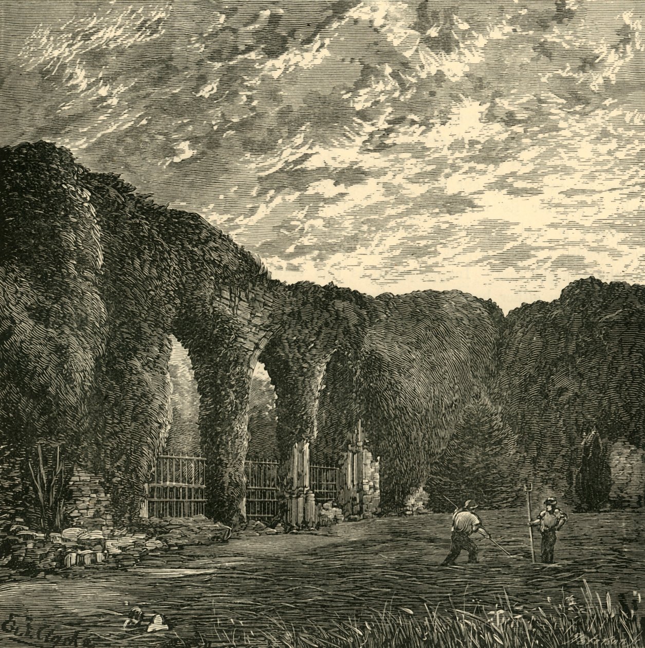 Beaulieu Abbey, 1898. av Unbekannt