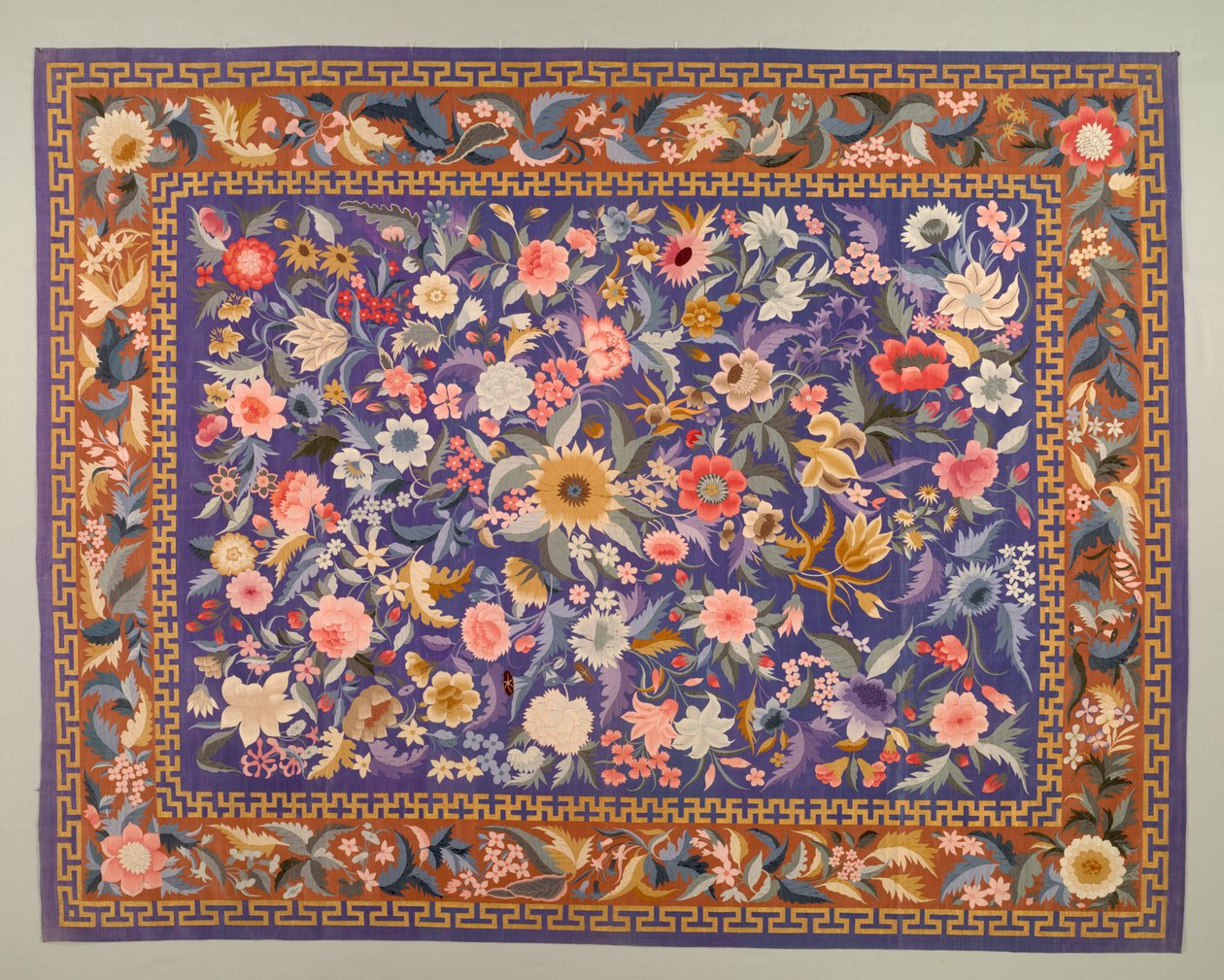 Sengeteppe, 1800-1900-tallet. av Unbekannt