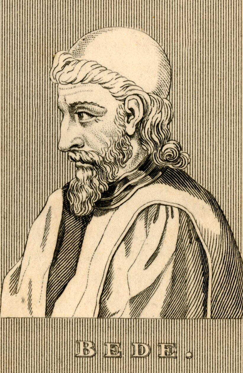 Bede, 672-735, 1830. av Unbekannt