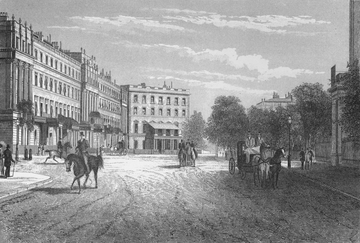 Belgrave Square, Westminster, London, c1850 1878 av Unbekannt