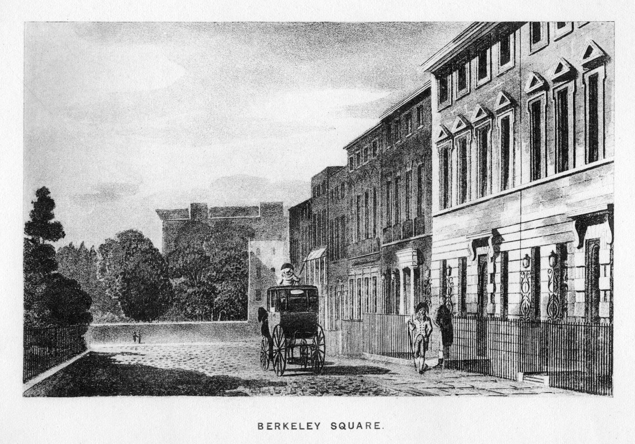Berkeley Square, London, 1700-tallet 1907 av Unbekannt