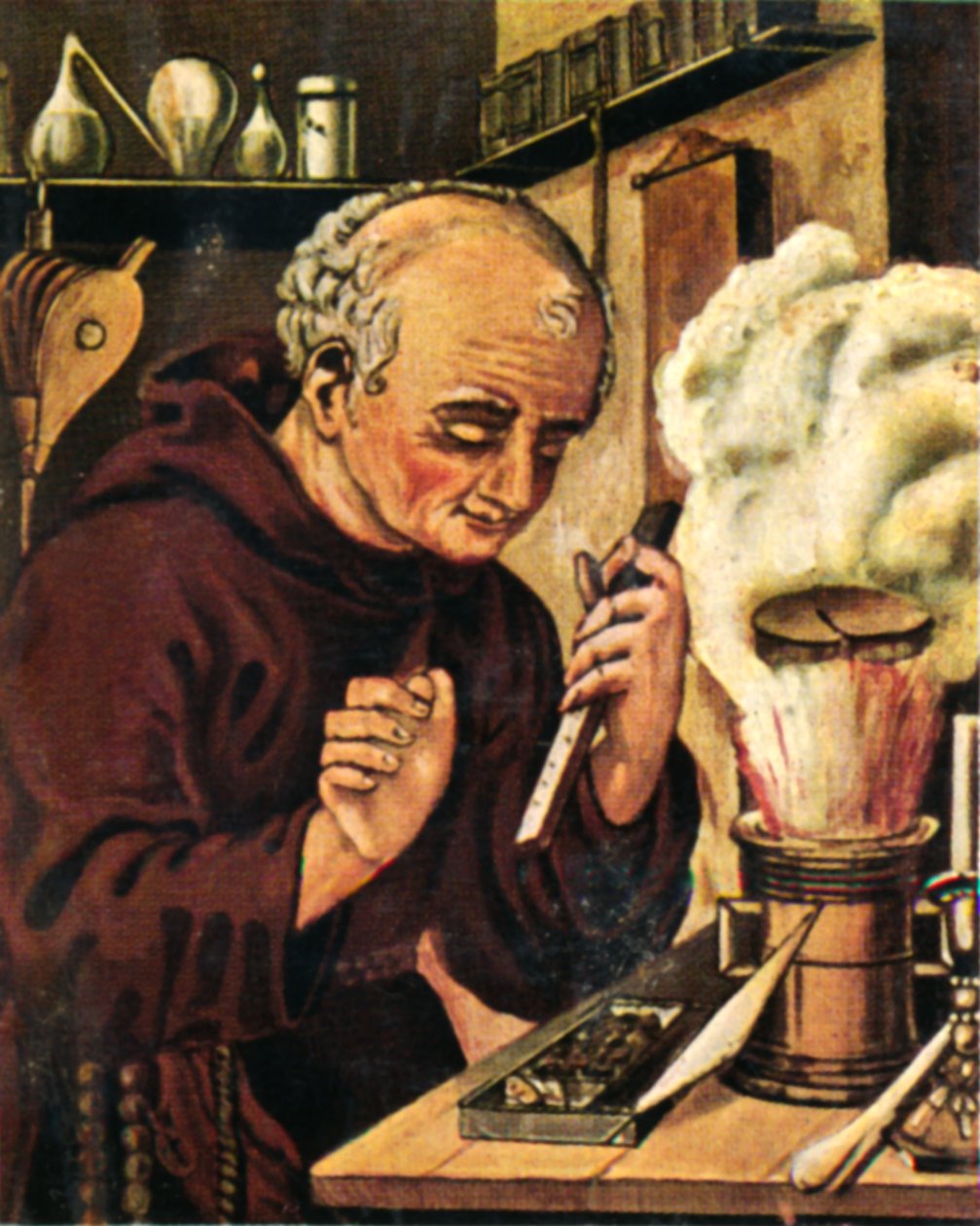Berthold Schwarz på 1300-tallet, 1934. av Unbekannt
