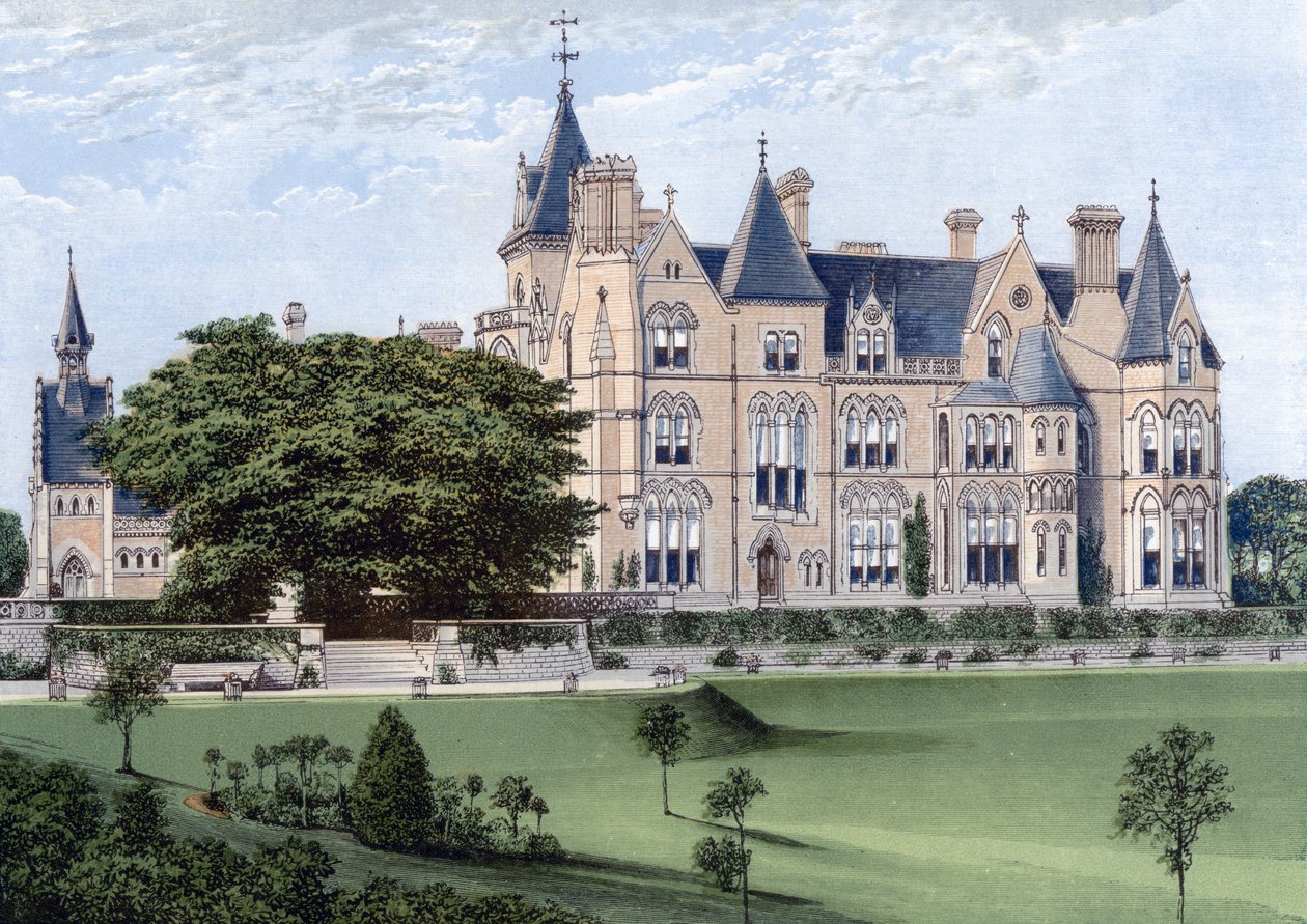 Bestwood Lodge, Nottinghamshire, sent på 1800-tallet av Unbekannt
