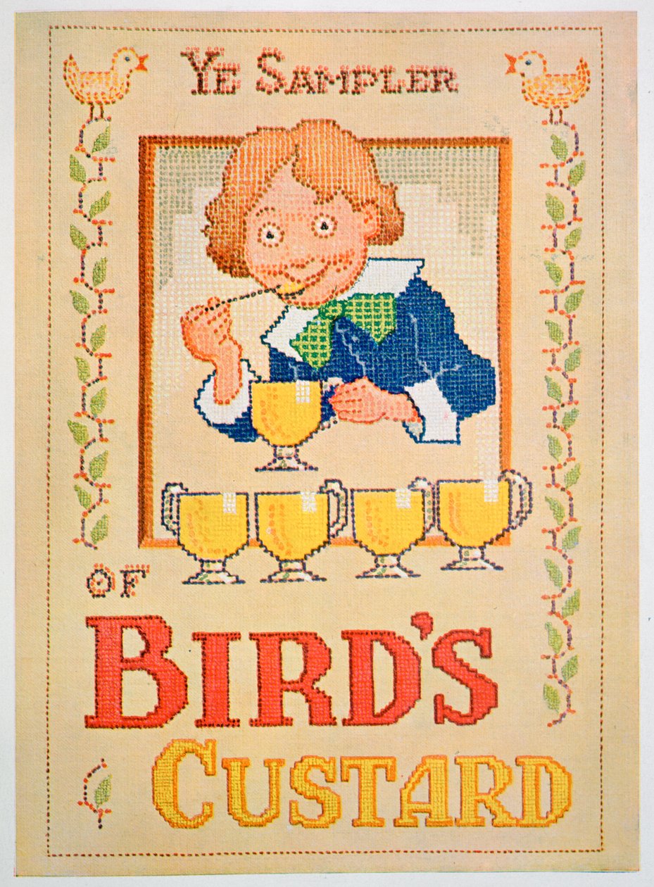 Birds Custard-annonse, 1929 av Unbekannt