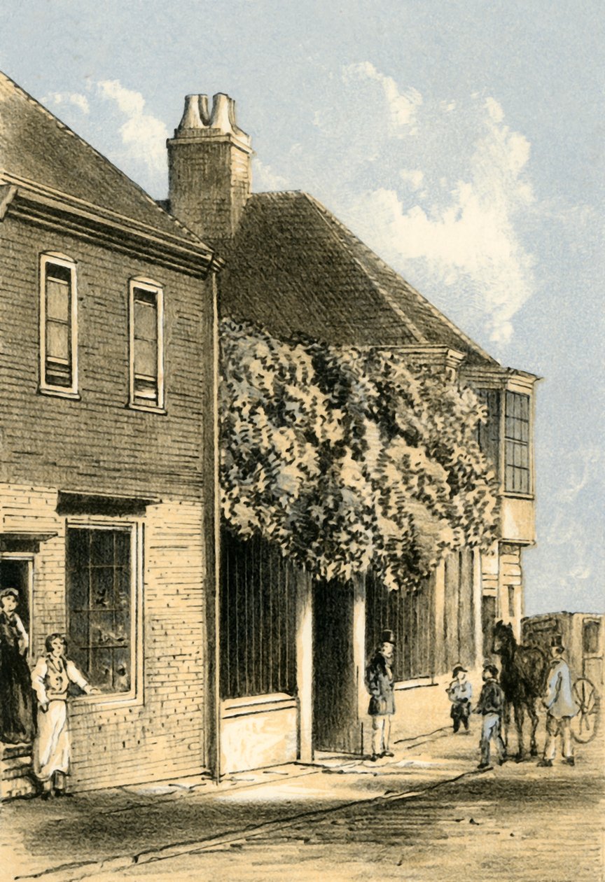 Fødested til Dr. Watts, c1861. av Unbekannt