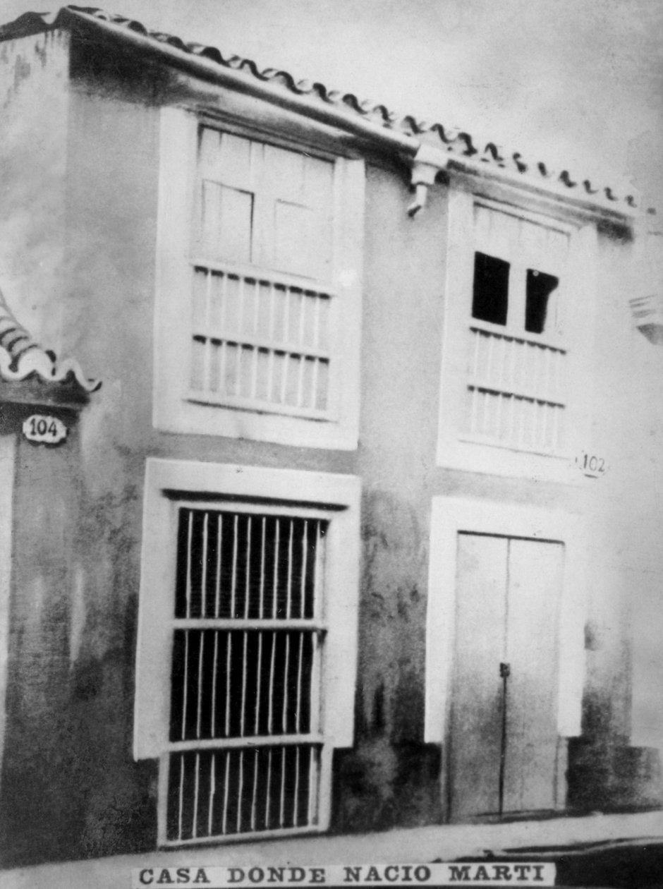 Fødested til Jose Julian Marti Perez, 1853-1895, 1920-tallet av Unbekannt