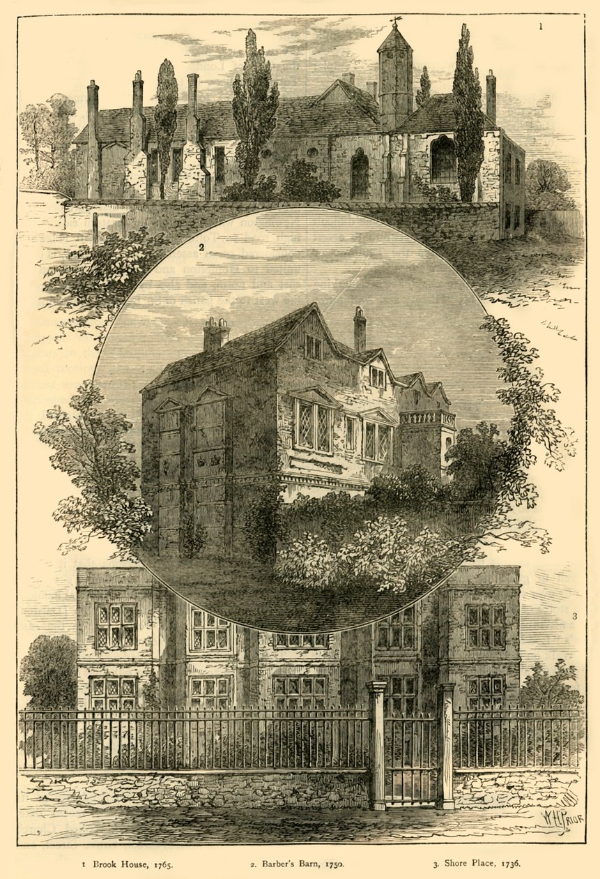 Bits of Old Hackney, c1876. av Unbekannt