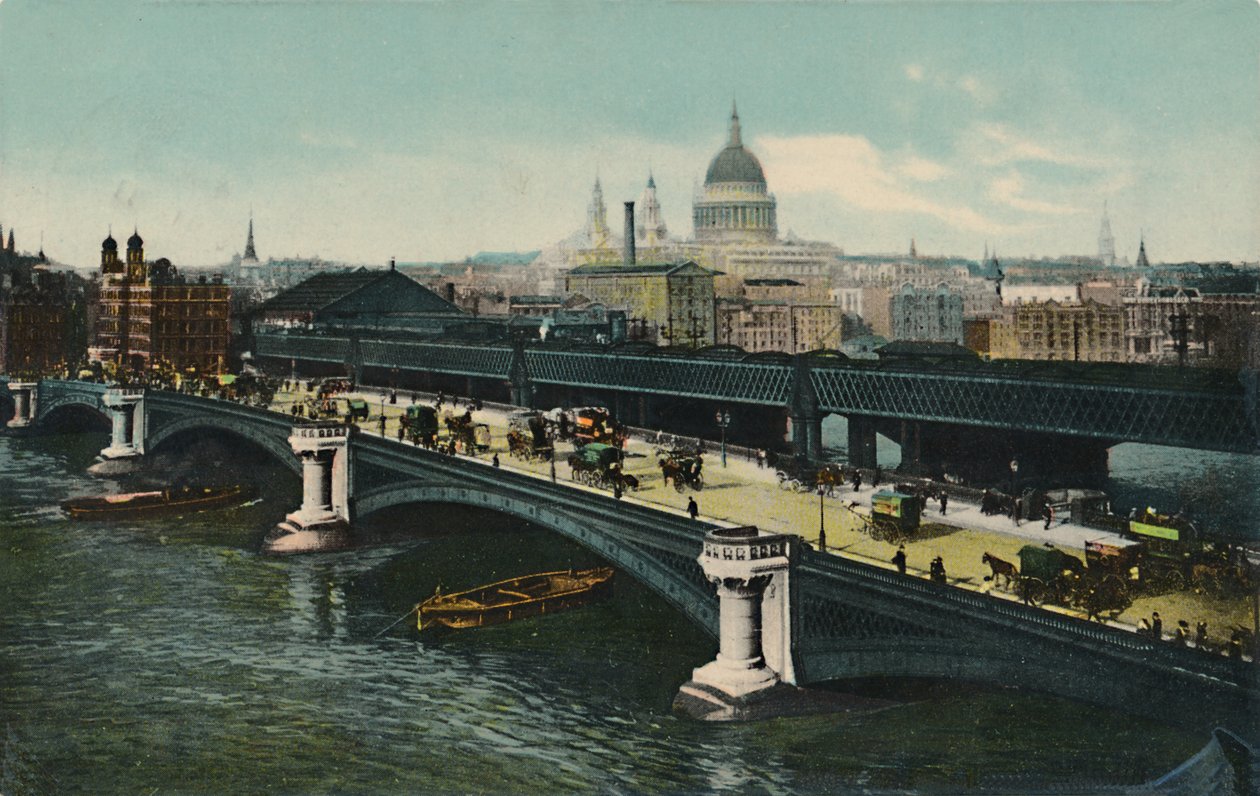 Blackfriars Bridge, London, 1911. av Unbekannt