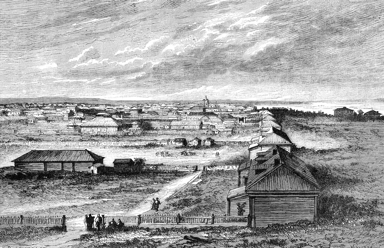 Blagoveshchensk, Sibir, Russland, 1895 av Unbekannt