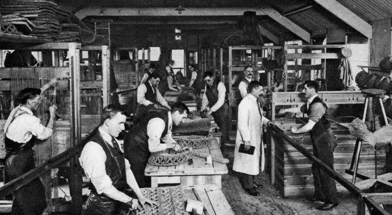 Blindmatteprodusenter i St Dunstans, London, 1926-1927 av Unbekannt