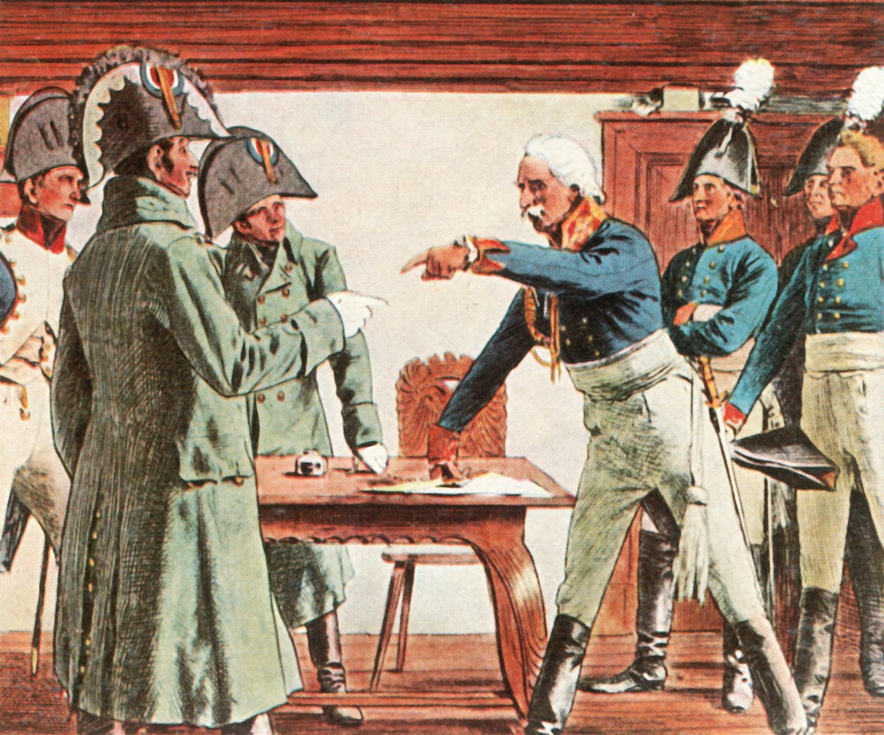 Blucher overgir seg nær Ratkau, 7. november 1806, 1936. av Unbekannt