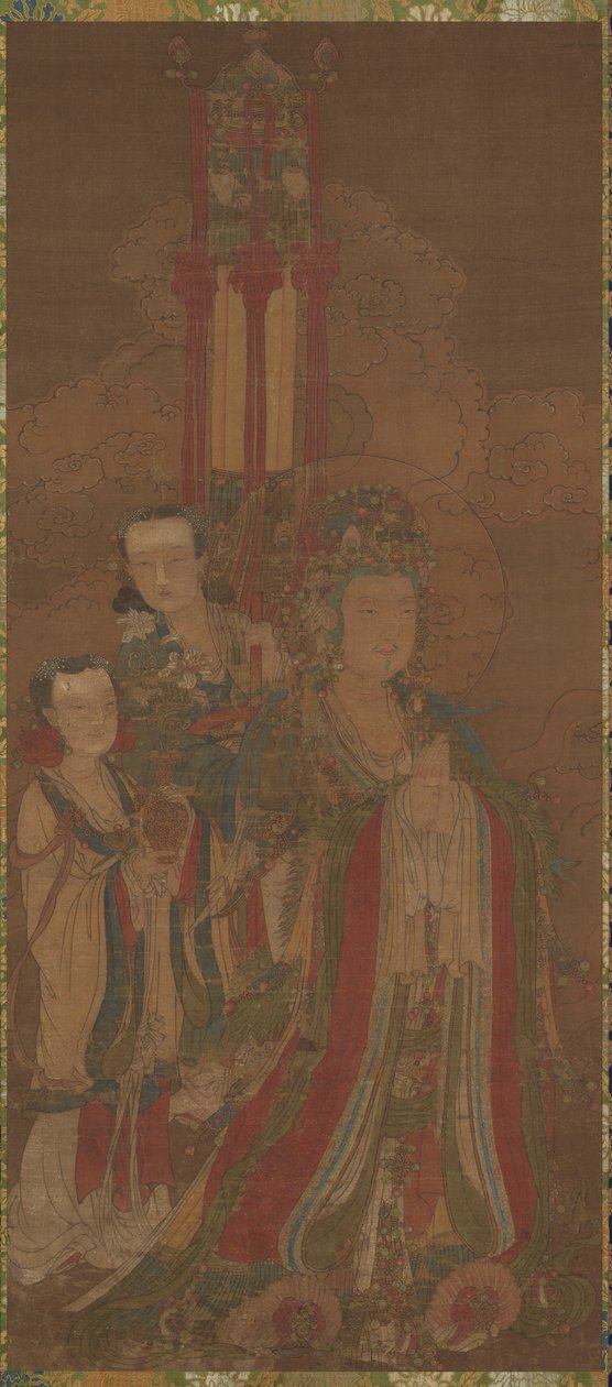 Bodhisattva og ledsagere, 1300-tallet. av Unbekannt