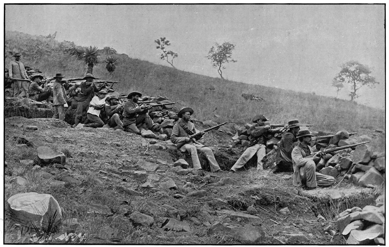 Boere som beleirer Ladysmith, 2. boerkrig, 1899-1900. av Unbekannt