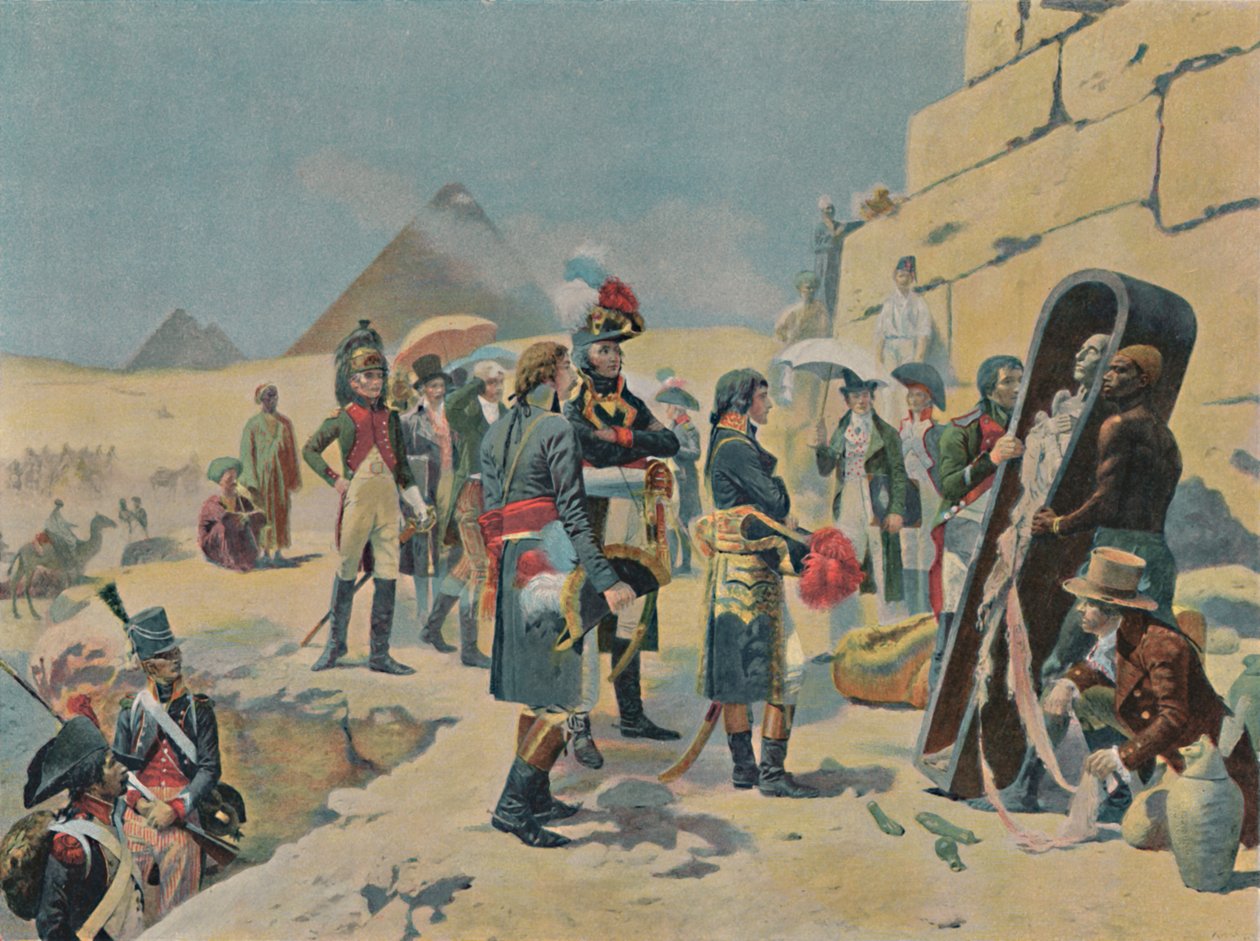 Bonaparte With The Savants in Egypt, c1801, 1896. av Unbekannt