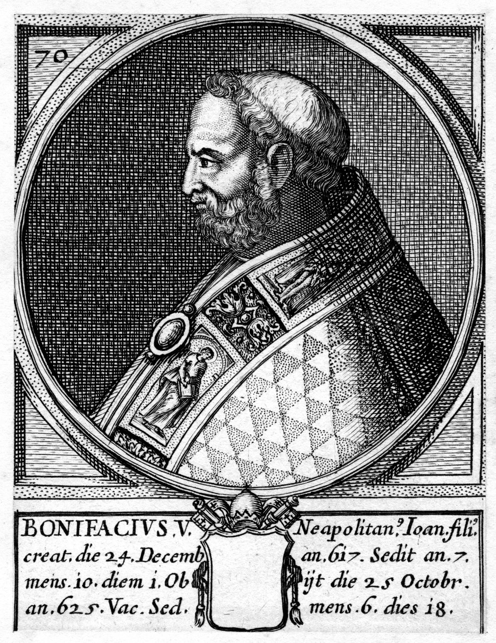 Bonifatius V, pave av den katolske kirke av Unbekannt