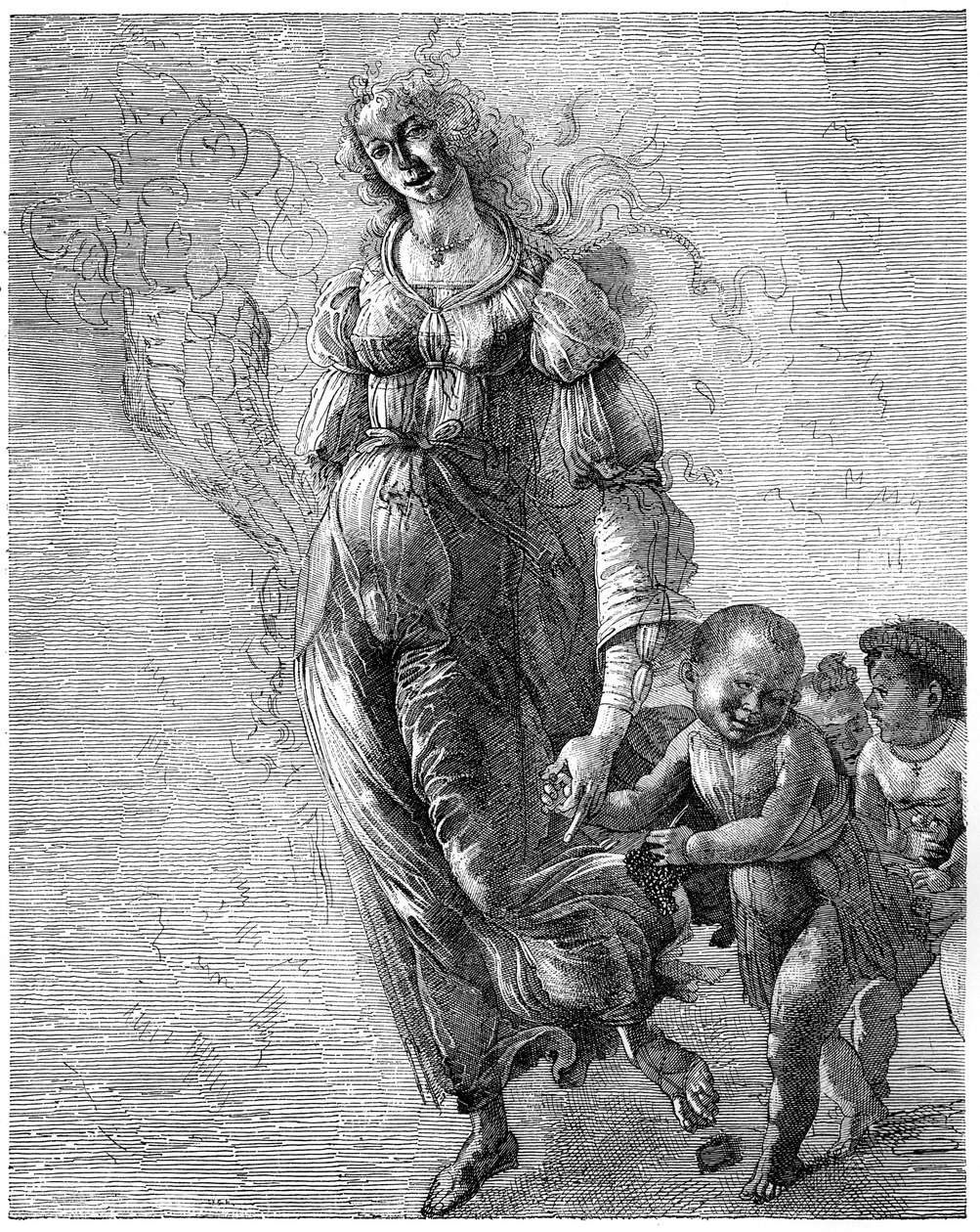 Botticellis Abundance, 1882 av Unbekannt
