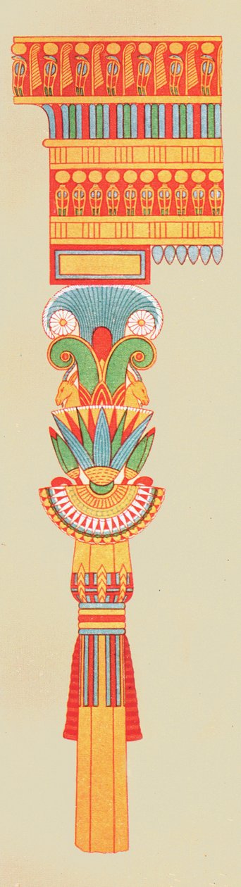 Buketthovedstad, Theben, Egypt, 1928. av Unbekannt