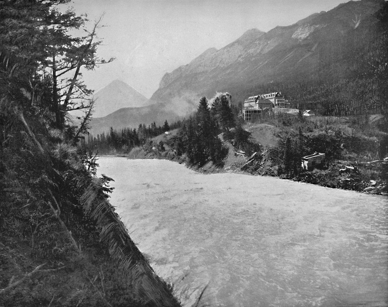 Bow River Raids, Banff, N.W.T., c1897. av Unbekannt