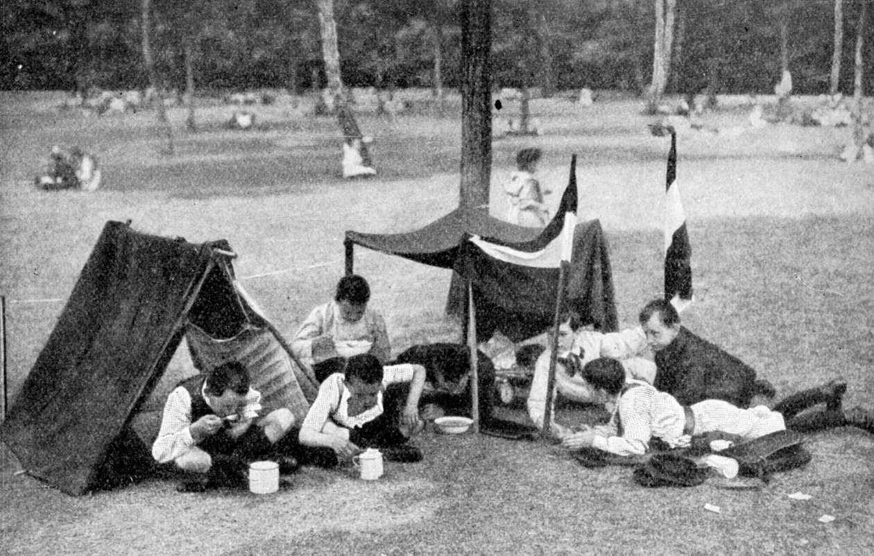 Guttecamping, Berlin, Tyskland, 1922 av Unbekannt