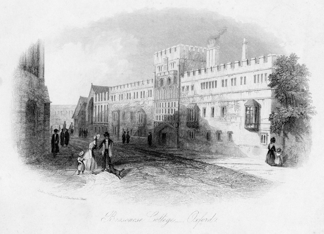Brasenose College, Oxford University av Unbekannt