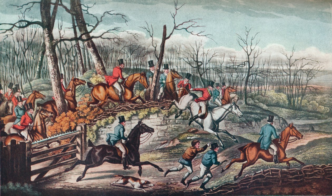 Breaking Cover, c1824 av Unbekannt